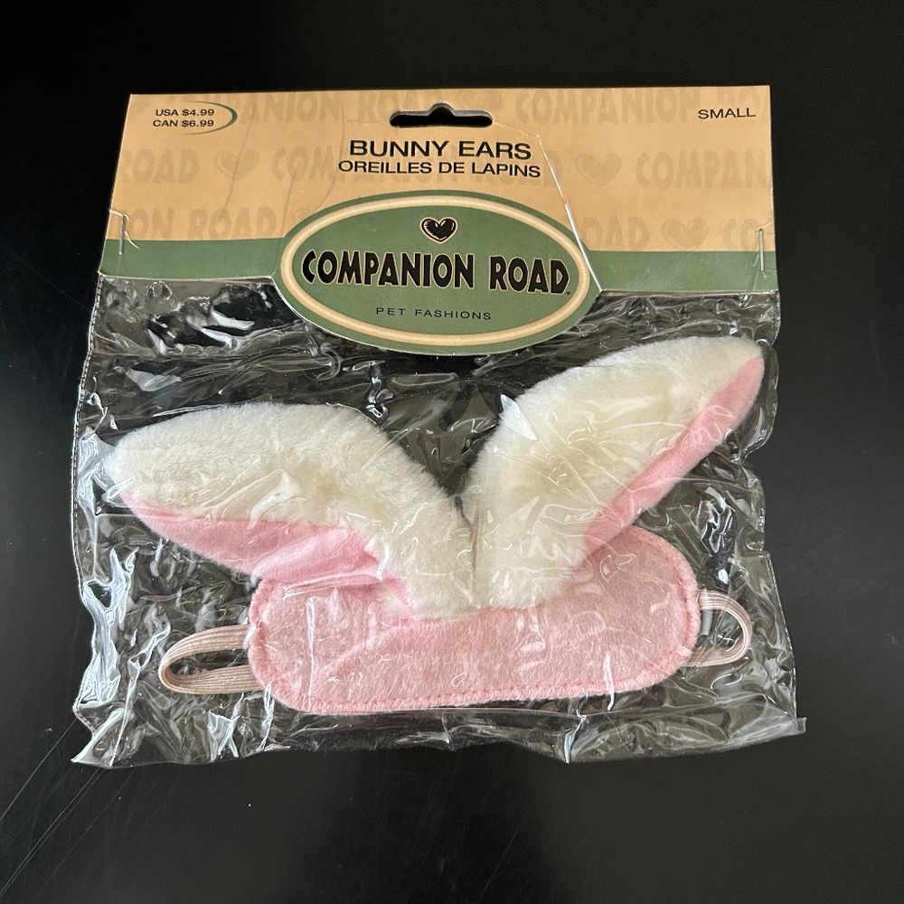Dog Bunny Ears . NWT. Size Small